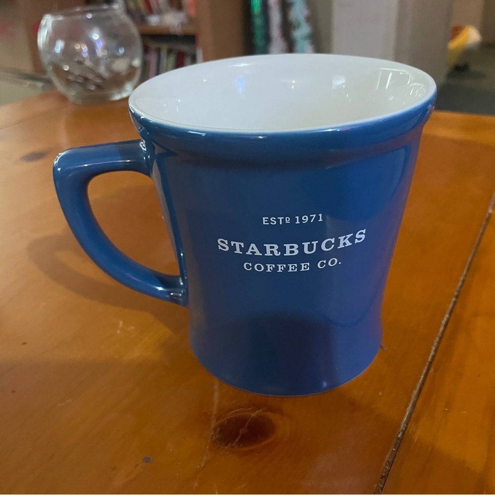 Starbucks Mug 2008 blue 18oz